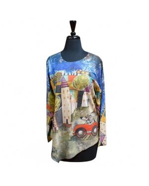 Inoa Into Far Far Away Top - Blue