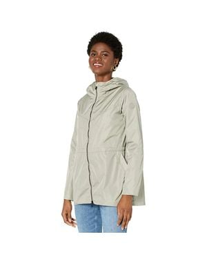Save The Duck Juno Rain Jacket Hooded Full Zip Outdoor Kfc70 - Natural