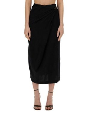 Alysi Skirt With Hook - Black