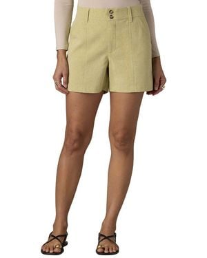 Wit & Wisdom Skyrise Double Button Trouser Short - Natural