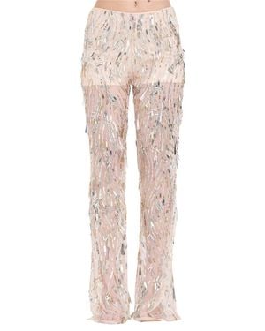 SIMONA CORSELLINI Polyamide Pants - Natural