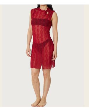 Find Me Now Mariposa Mini Dress - Red