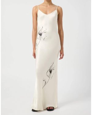 Third Form Dream State Bias Slip Maxi Dress - Natural