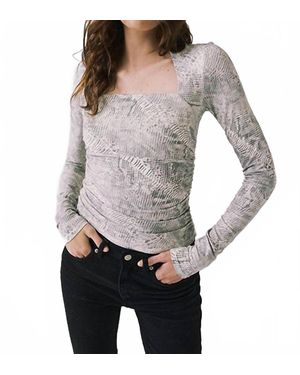 Chaser Brand Tilly Long Sleeve Top - Gray