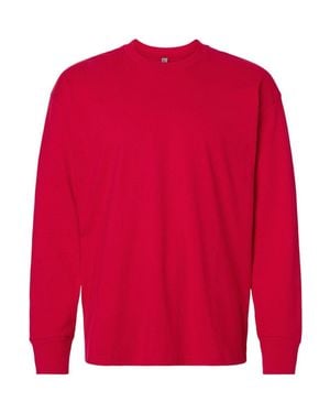 Next Level Heavyweight Long Sleeve T-Shirt - Red