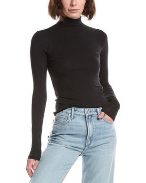 Rag & Bone Luca Turtleneck Top - Black