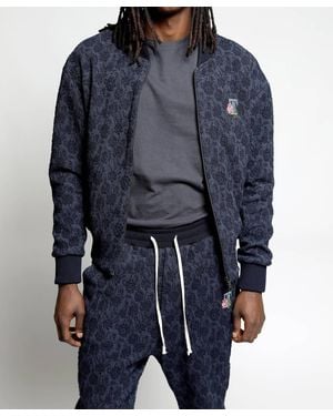 Twenty Floral 3D Blister Jacket - Blue