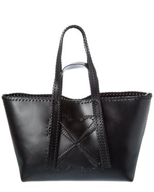 OFF WHITE Logo Tote バッグ Off-White™ Black Leather Logo Tote Bag | Hypebae
