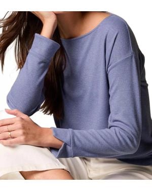 NIC+ZOE Everyday Easy Cozy Top - Blue