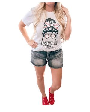 Exclusive Thredz Baseball Life Tee - Gray