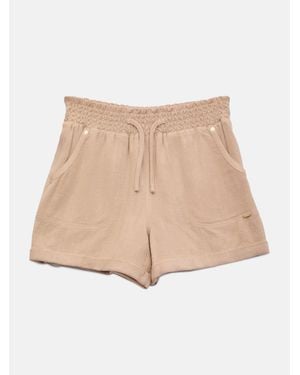 Guess Harper Linen-Blend Shorts (7-14) - Natural