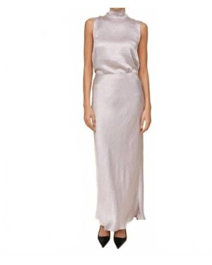 Bella Dahl Sleek Bias Maxi Skirt - Metallic
