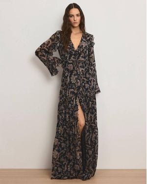 Veronica Beard Akara Maxi Dress - Black
