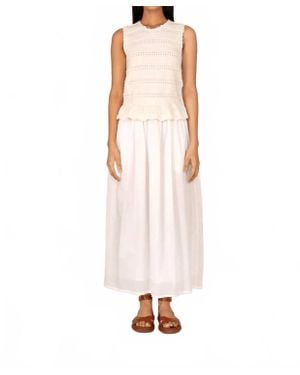 brand: Banjanan Heather Crochet Dress - Pink