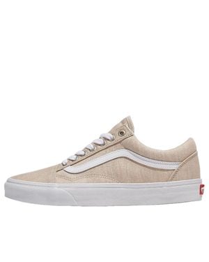 Vans Old Skool Summer Linen Rainy Day Vn0005Ufj92 - White