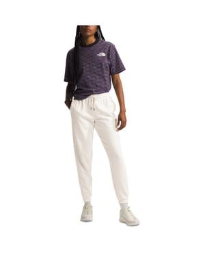 The North Face Half Dome Sweatpants Fleece Lined Cotton Gbo3365 - Blue