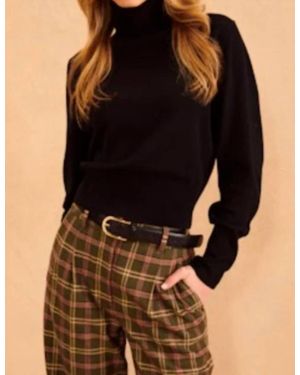 John + Jenn William Turtleneck - Black