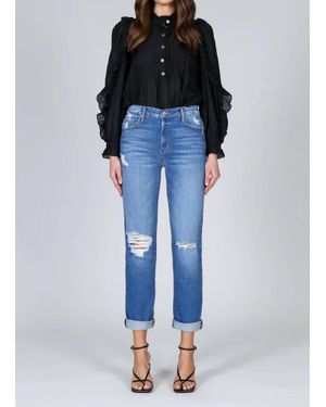 Black Orchid Harper Skinny Boyfriend Jeans - Blue