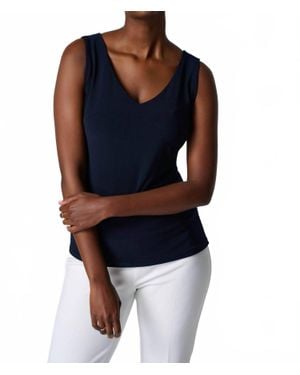 Joseph Ribkoff Classic V-Neck Cami - Blue