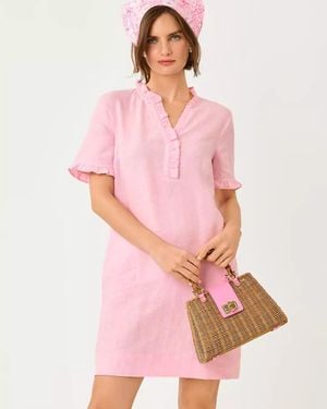 Lilly Pulitzer Scarlette Linen Dress - Pink