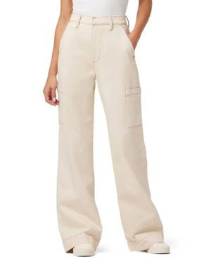 Joe's Jeans Wide Leg Cargo Pants - Natural