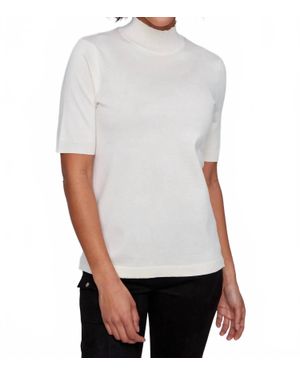 Coco y Club Mock Turtle Tee - White