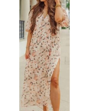 BuddyLove Pamela Caftan Maxi Dress - Natural