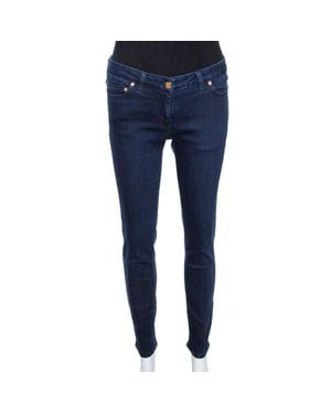 Roberto Cavalli Denim Tapered Fitted Jeans - Blue