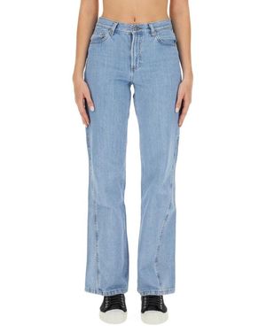 A.P.C. Regular Fit Flared Jeans - Blue