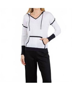 Pure Amici Devi Mesh Hoodie - White