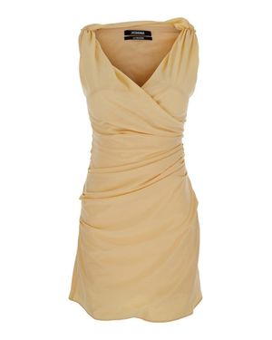 Jacquemus La Robe Rita Minidress - Natural