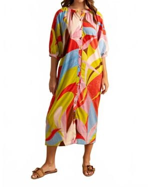 Double A Madeleine Maxi Dress - Orange