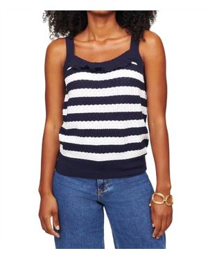 Isla Ella Pointelle Cami Top - Blue