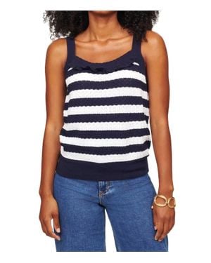 Isla Ella Pointelle Cami Top - Blue