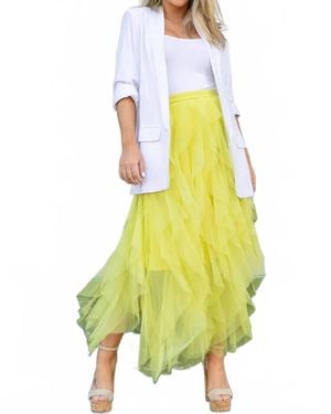 Strut & Bolt Boyfriend 3/4 Sleeve Blazer - Yellow