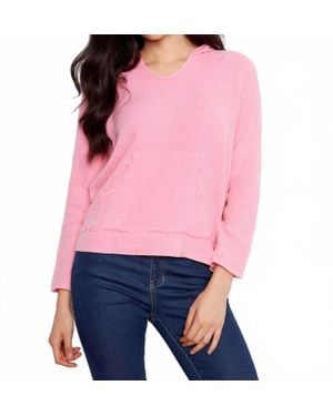 Charlie b Bubble Cotton Hoodie - Pink