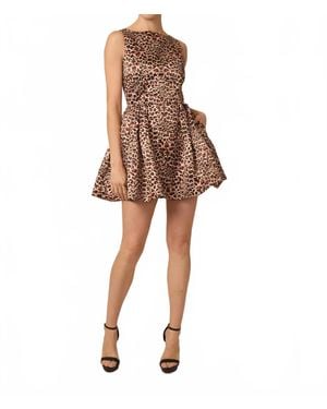 Gilner Farrar Adrianne Mini Dress - Brown