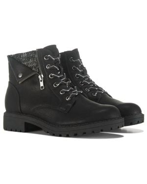 Jellypop Memories Lace Up Boot - Black