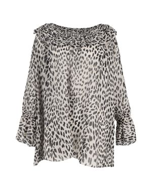 Temperley London Printed Blouse - Brown