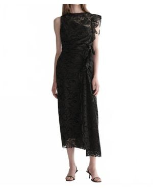 A.L.C. Astrid Lace Midi Dress - Black