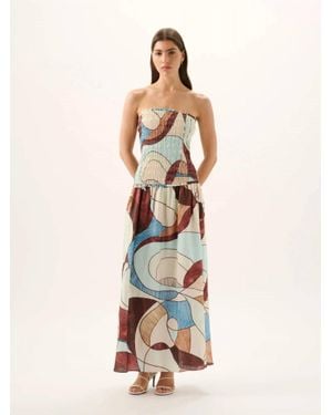 ROAME. Millie Maxi Dress - Natural