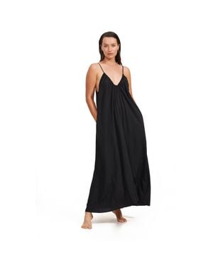 Luma Gottex Maxi Dress Coverup - Black