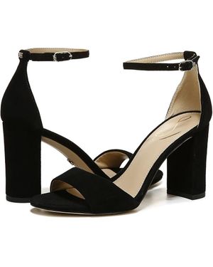 Sam Edelman Robyn I3433L3002 Sandal 9 Ankle Strap Block Heel Khd1158 - Black