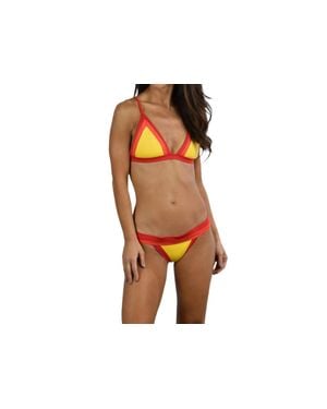 MILLY Amalfi Colorblock Bikini Bottom - Black