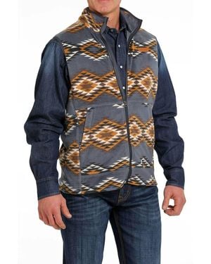Cinch Polar Fleece Vest - Blue
