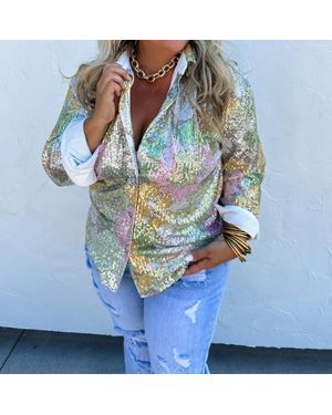 Blakeley Glam Goddess Top - Blue