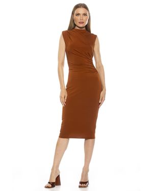 Alexia Admor Janice Dress - Brown