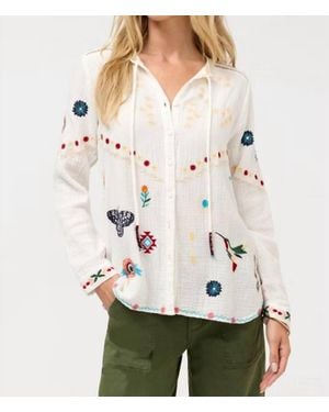 Johnny Was Paulina Shirt - Natural