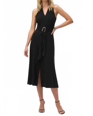 Joseph Ribkoff Silky Knit Fit And Flare Dress - Black