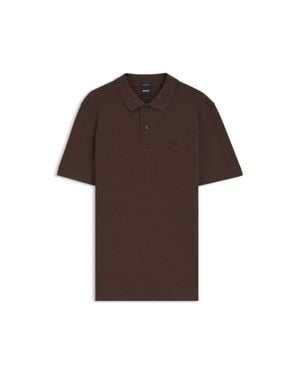 BOSS Pallas Cotton Polo Shirt - Brown